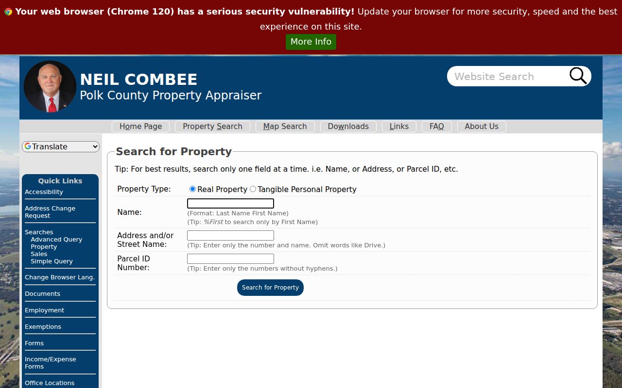 Haines City residents directory Polk property search