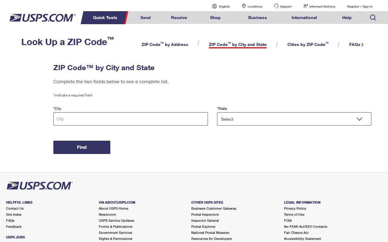 USPS city and state lookup for Haines City ZIP codes